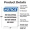 Signmission No Soliciting No Exceptions Do OSHA Notice Sign, Aluminum, 7in W x 10in L, 2PK OS-2PACK-NS-A-710-V-14826 - alternate 5